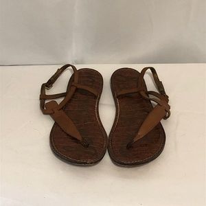 Size 8 Sam Edelman Leather T_Strap Sandals